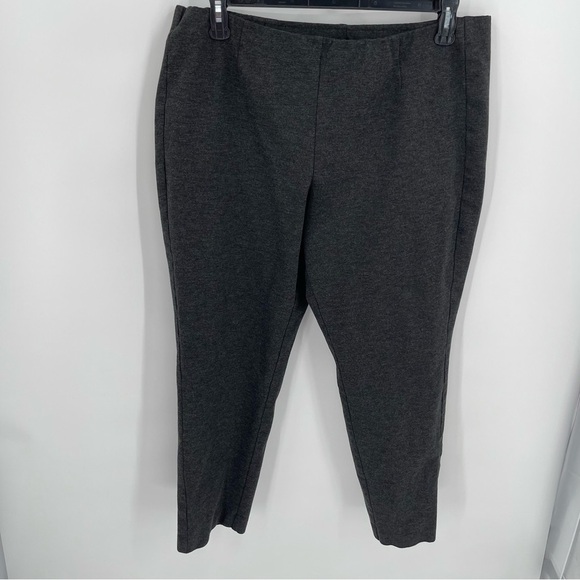 J. Jill Ponte Pull On Slim Leg Elastic Waist Pants in Dark Gray Women’s Size XL - Picture 7 of 7